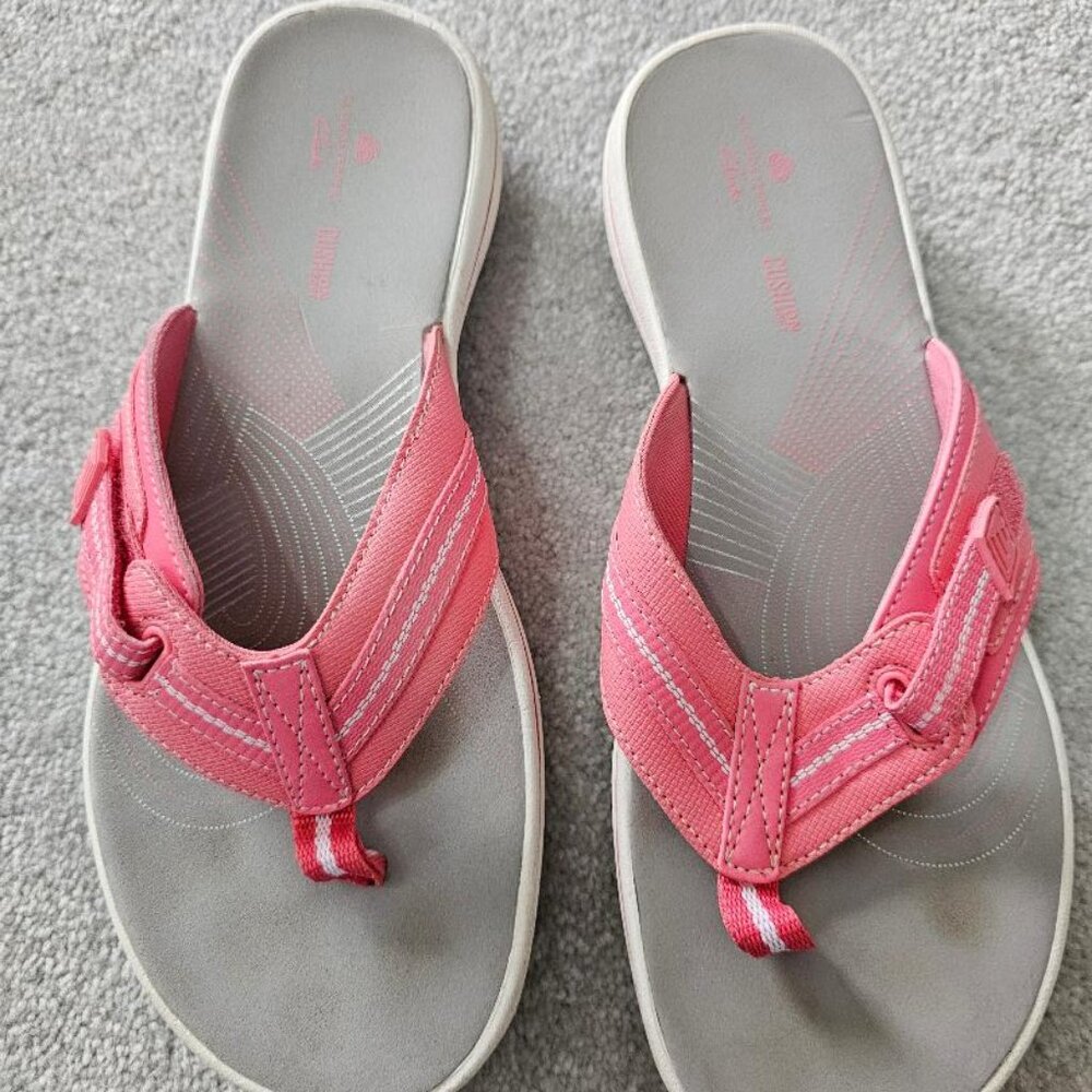 Clarks Cloudsteppers salmon color sz 8